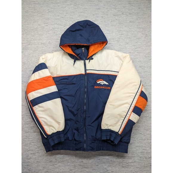 Logo Athletic Other - Vtg Denver Broncos NFL Embroidered Logo Athletic Pro Line Puffer Jacket Size XL‎
